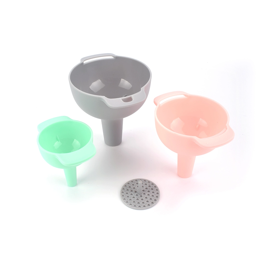 BPA Free Newspt Set of 3 Plastic Funnel Creative Hogar Casa Accesorios de cocina