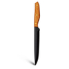 Conjunto de cuchillos de chef de mango 6pcs con afilador de cuchillo en soporte de madera